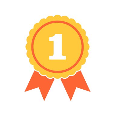 Sertifikalı Madalya Simgesi. Onaylanmış bir ikon. Onaylanmış mühür