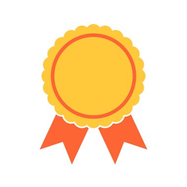 Sertifikalı Madalya Simgesi. Onaylanmış bir ikon. Onaylanmış mühür