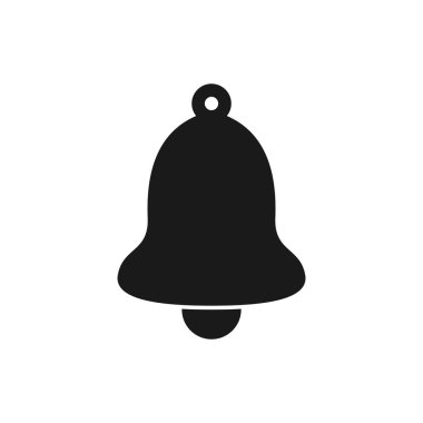 Bell Simgesi vektörü. Web sitenizin tasarımı için bildirim sembolü