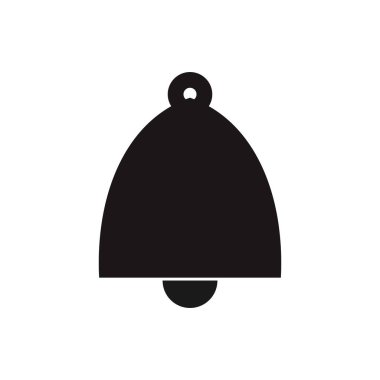 Bell Simgesi vektörü. Web sitenizin tasarımı için bildirim sembolü