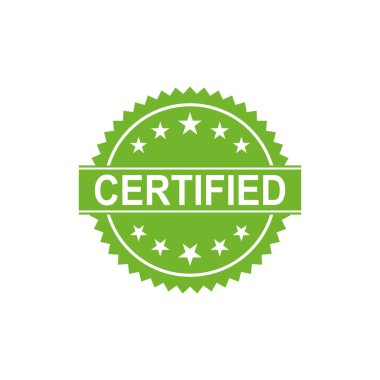 Sertifikalı Madalya Simgesi. Onaylanmış bir ikon. Onaylanmış mühür