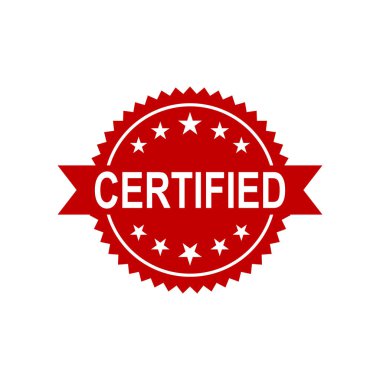 Sertifikalı Madalya Simgesi. Onaylanmış bir ikon. Onaylanmış mühür