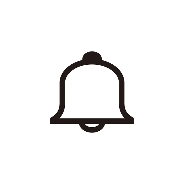 Bell Icon Vector Notification Symbol Your Web Site Design — Stock Vector