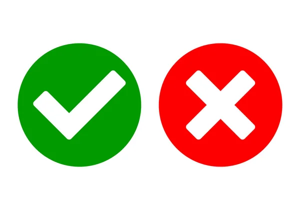 Mark vektörünü kontrol et. Tamam vektör simgesi. simgeyi işaretleme. Evet ve No Button numune çizimi
