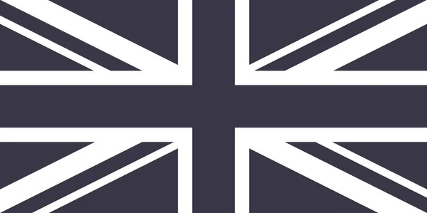 Bandeira Reino Unido Bandeira Grã Bretanha Bandeira Britânica Union Jack — Vetor de Stock