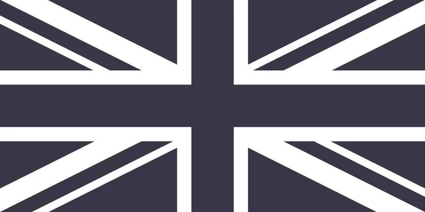 Förenade Kungarikets Flagga Storbritanniens Flagga Brittisk Flagga Union Jack — Stock vektor