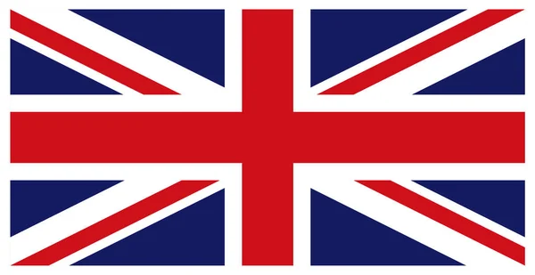 Bandeira Reino Unido Bandeira Grã Bretanha Bandeira Britânica Union Jack —  Vetores de Stock