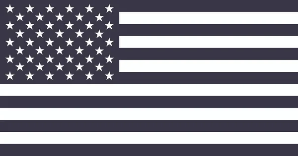 Bandeira Americana Para Dia Independência Estados Unidos América Símbolo Nacional —  Vetores de Stock