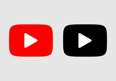 Simge çal. Düğme vektör simgesini çal