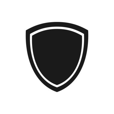 Kalkan vektör simgesi. Koruma ikonu vektörü. Güvenlik vektör simgesi