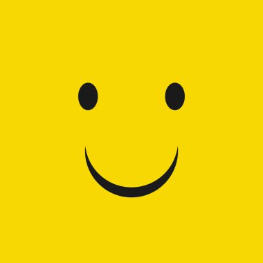 Gülümse ikon. Mutlu yüz sembolü Web tasarımınız için gülümseme simgesi.