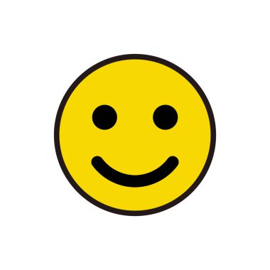 Gülümse ikon. Mutlu yüz sembolü Web tasarımınız için gülümseme simgesi.