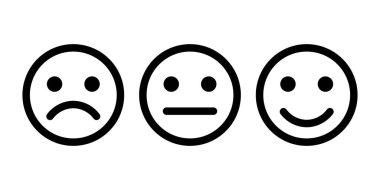 Gülümse ikon. Mutlu yüz sembolü Web tasarımınız için gülümseme simgesi.