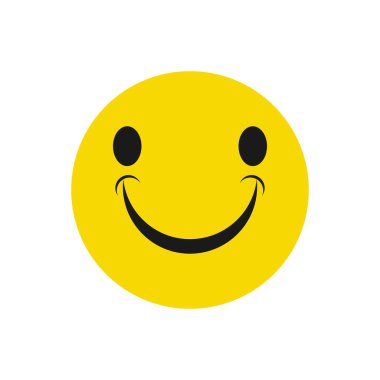 Gülümse ikon. Mutlu yüz sembolü Web tasarımınız için gülümseme simgesi.