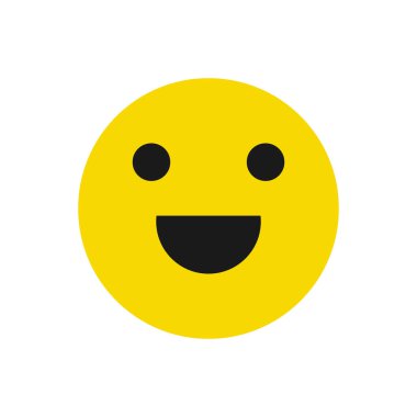 Gülümse ikon. Mutlu yüz sembolü Web tasarımınız için gülümseme simgesi.