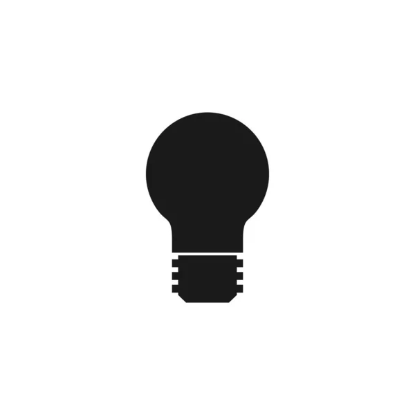 Lamp Icon Vector Light Bulb Icon Vector Idea Icon Solution — Stock Vector