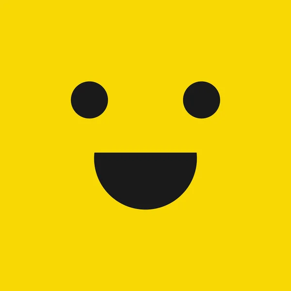 Ícone Sorriso Happy Face Sym Smile Ícone Para Seu Web — Vetor de Stock