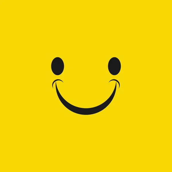 Icono Sonrisa Símbolo Cara Feliz Smile Icono Para Diseño Web — Vector de stock