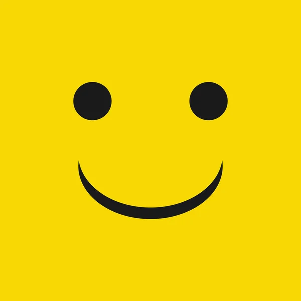 Icono Sonrisa Símbolo Cara Feliz Smile Icono Para Diseño Web — Vector de stock