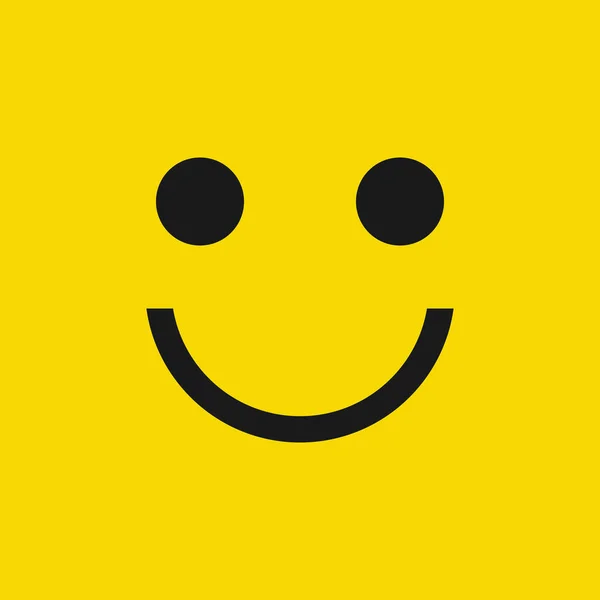 Ícone Sorriso Happy Face Sym Smile Ícone Para Seu Web — Vetor de Stock
