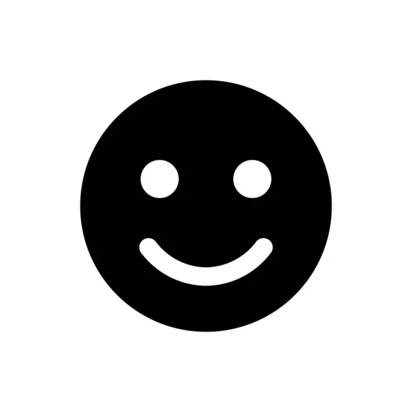 Ikona Úsměvu Happy Face Symbol Úsměv Ikona Pro Váš Web — Stockový vektor