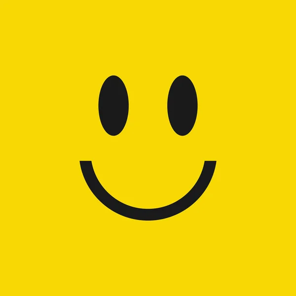 Glimlach Icoon Gelukkige Gezicht Symbol Smile Icoon Voor Web Design — Stockvector