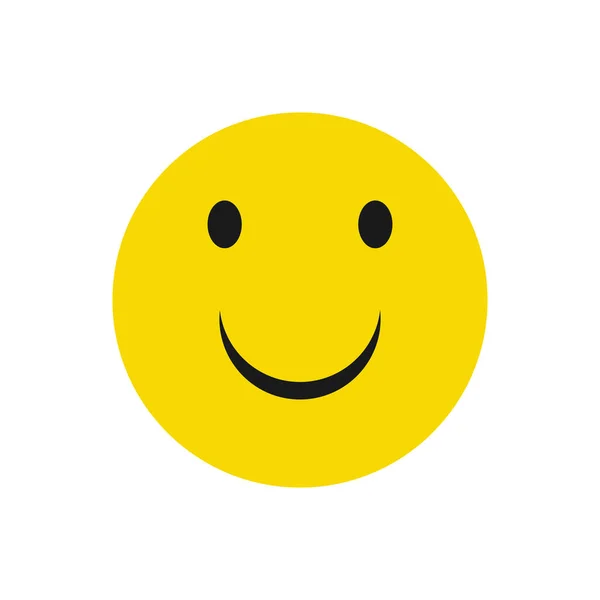 Icono Sonrisa Símbolo Cara Feliz Smile Icono Para Diseño Web — Vector de stock