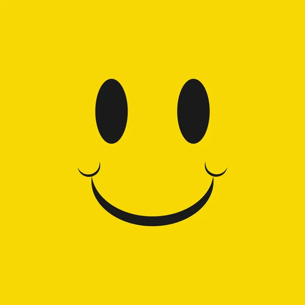 Icono Sonrisa Símbolo Cara Feliz Smile Icono Para Diseño Web — Archivo Imágenes Vectoriales