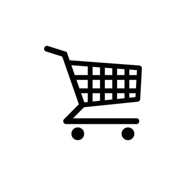 Simge vektör alışveriş. Alışveriş Sepeti simgesini