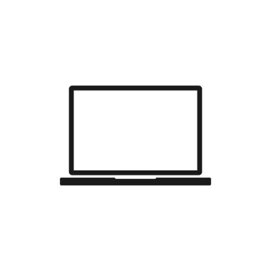 dizüstü bilgisayar vektör resimlemesi