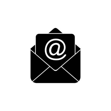 Posta vektör simgesi. E- posta simgesi. Zarf çizimi. İleti