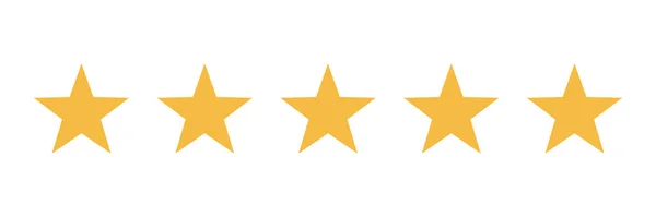 Five star rating icon - vector. Stock Vector Image by ©chekman1 #322843816