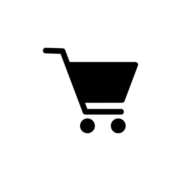 Shopping Ikonen Vektor Shopping Cart Ikonen — Stock vektor