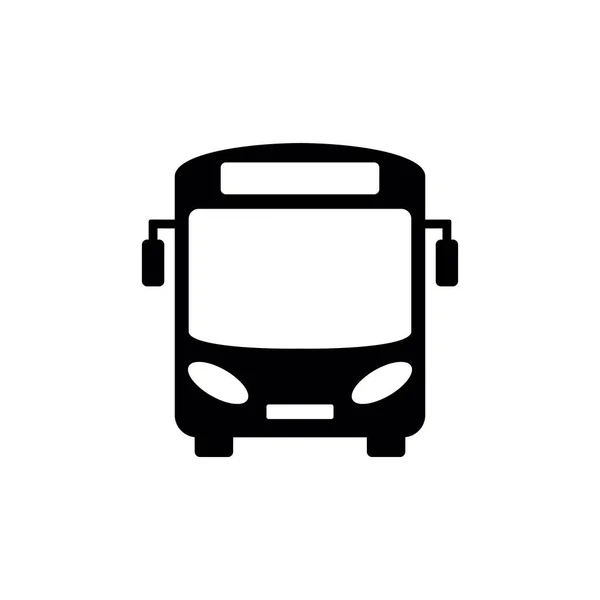 Autobus Icon Vector Icona Bus Nero Isolato Sfondo Bianco — Vettoriale Stock