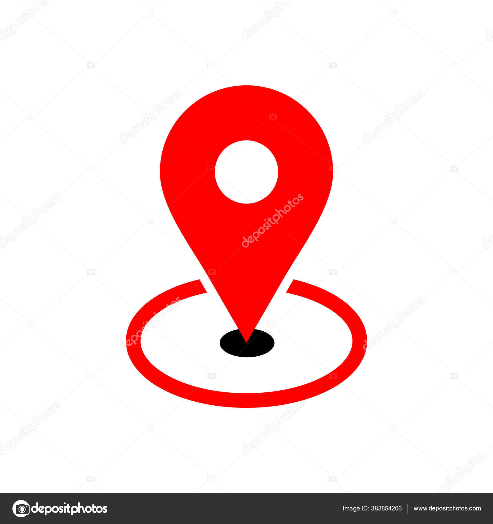 Pin Icon Vector 아이콘 포인터 아이콘 스톡 벡터 - ©zo3listic 383854206, image size:1600x1700