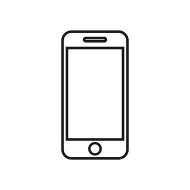 Telefon simge vektör. Simge vektör ara. hareket eden telefon smartphone aygıt Gadget'ı. Telefon simgesi