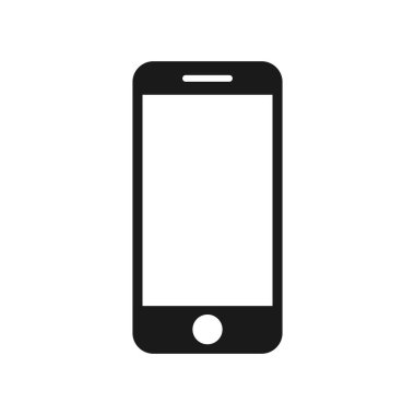 Telefon simge vektör. Simge vektör ara. hareket eden telefon smartphone aygıt Gadget'ı. Telefon simgesi