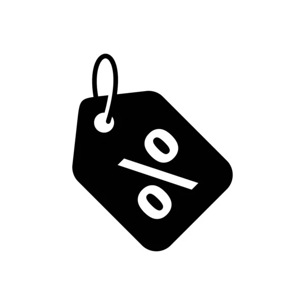 Discount Icon Vektor Shopping Tags Prozentsatz Symbol — Stockvektor