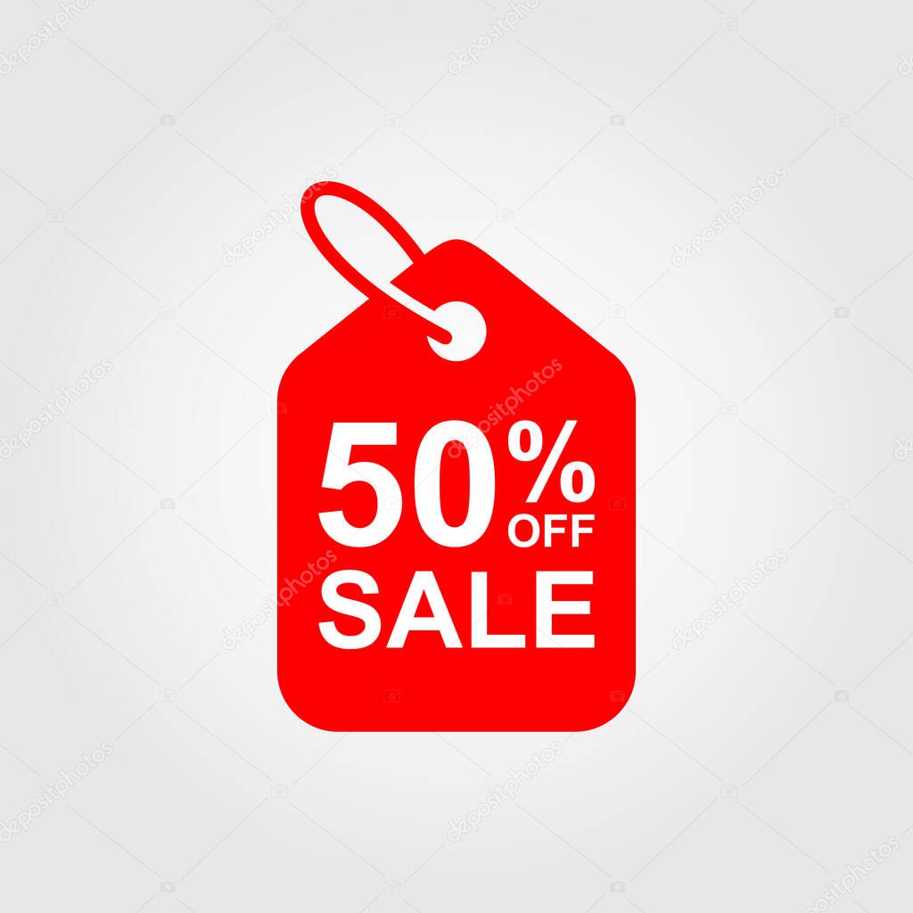 Discount icon vector. shopping tags. percentage icon