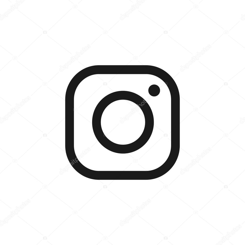 Photo icon symbols. Social media icon