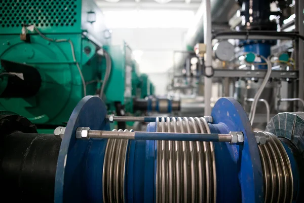 Pump station with inline centrifugal pumps — Stock Image Pump Station Inline Centrifugal Pumps Stock Picture
