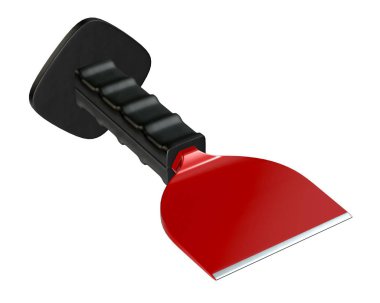 Beyaz arka planda yalıtılmış koruma 3D render ile tuğla desteklemek keseci