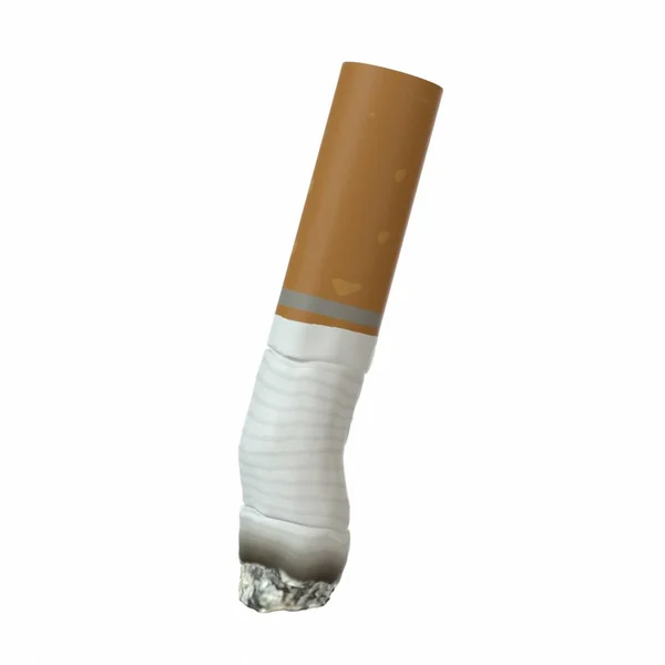 Сигарети Приклад Візуалізації Ізольовані Білому Тлі — стокове фото