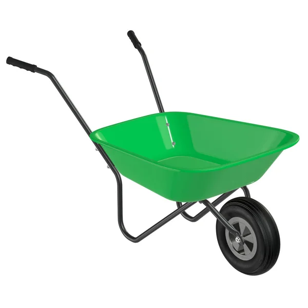 Wheelbarrow Rendering Isolated White Background — Stock Photo, Image