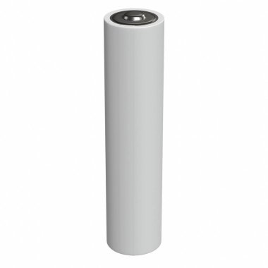 Beyaz arka plan üzerinde izole pil Aaa unbranded mockup 3d render