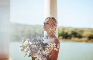 güzel gelin düğün fotoğraf oturum 