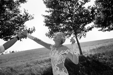 güzel gelin düğün fotoğraf oturum 