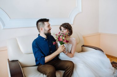 Sadece evli genç güzel çift 