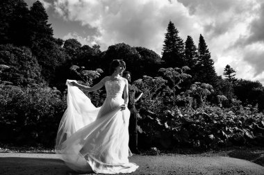 açık fotoğraf - güzel çifte ait siyah-beyaz fotoğraf oturum 