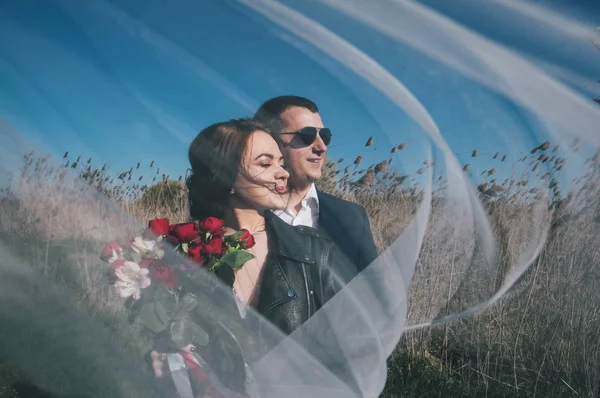 Foto Livre Sessão Recém Casados — Fotografia de Stock